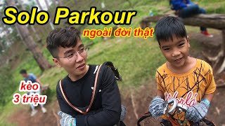 Solo Parkour Ngoài Đời Thật Kèo 3 Triệu Cùng Trẻ Trâu Và Rùa Ngáo | Khi TQ97 Pk