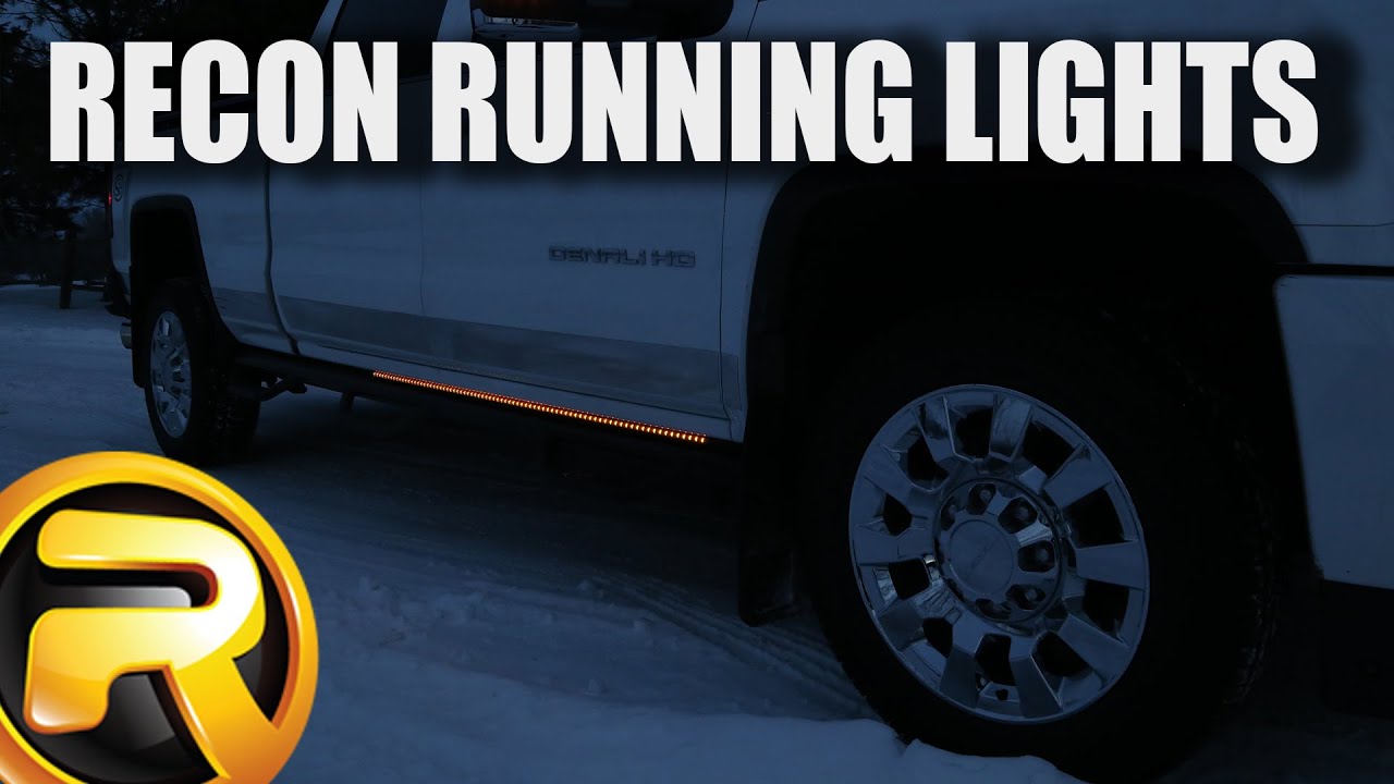 Recon LED Running Lights YouTube
