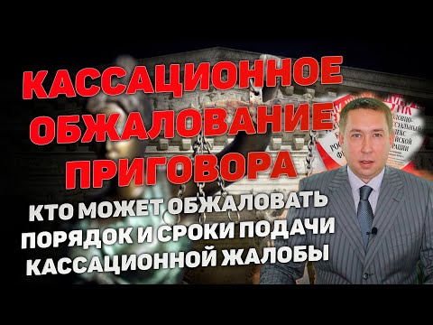 Кассационное обжалование приговора по уголовному делу. Виды кассации. Порядок и сроки обжалования.