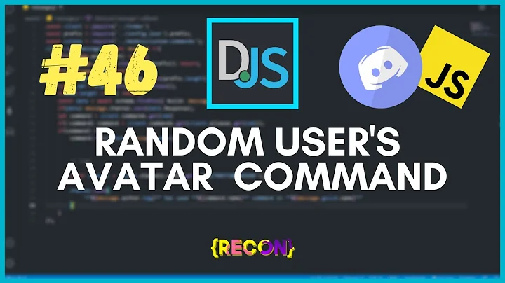 #46 Random User's Avatar Command | discord.js tutorials