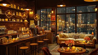 Relaxing Jazz Music & Cozy Coffee Shop Ambience ☕ Smooth Jazz Instrumental Music for Work, Focus