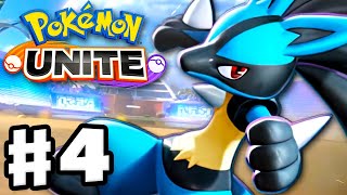 Lucario in Ranked Battles! - Pokemon Unite - Gameplay Walkthrough Part 4 (Nintendo Switch)