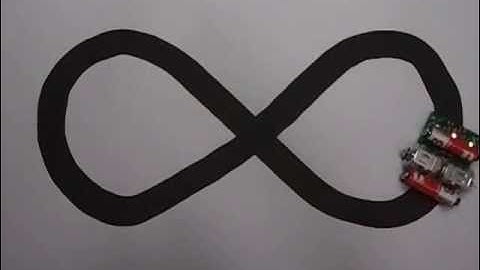 ライントレースロボット用の黒い線の描画について