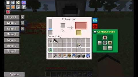 Minecraft ore processing with Thermal Expansion mod.