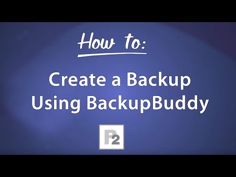How to Create a Backup with BackupBuddy for WordPress