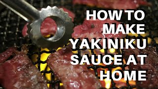 HOW TO Make Yakiniku Sauce at home | Osawa Enterpsises | Wagyu How to