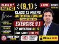 Differential Equation Chapter 09 | Exercise 9.1 | Q 01–12 | One Shot Live | Class 12 Maths 2026