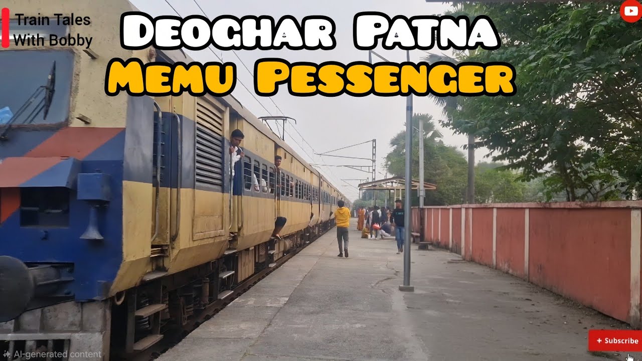  Short journey in Deoghar Patna Memu Express ||