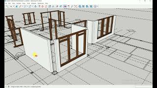: MODELLING DINDING DI SKETCHUP