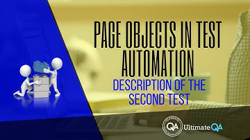 Page Objects: Description of the 2nd test (Free Course 2018)