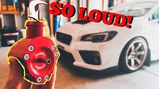 WRX gets LOUD TURBO flutter *Boomba BPV Install*