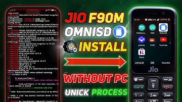 🔥JIO F90M OMNISD AND DOWNGREAD || WITHOUT PC || 2024 METHOD || BY UNICK PROCESS