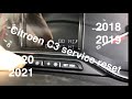 Citroen C3 Cactus service reset. C3 spanner light reset. Quick and easy!