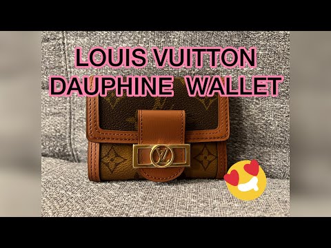 Louis Vuitton Monogram Reverse Dauphine Compact Wallet 