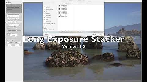 Long Exposure Stacker Version 1.5 Introduction