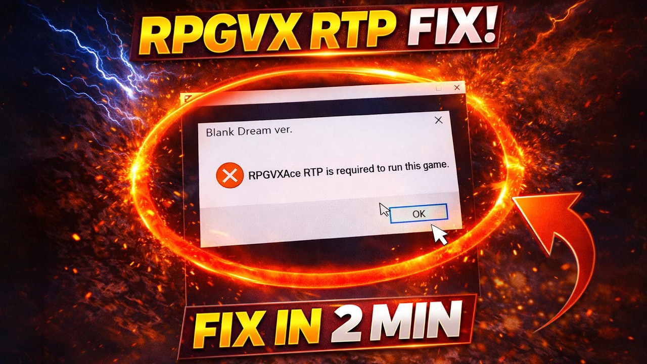 RPG Maker VX Ace RTP is Required to Run This Game Fix | 2026 - YouTube