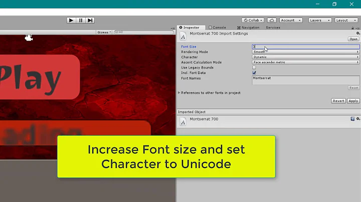 Fix Blurry UI text in Unity and get Crispy text