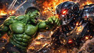 Green Giant Monster Vs Mega War Robot Tanks & Missiles Attack Epic Final Battle 3D