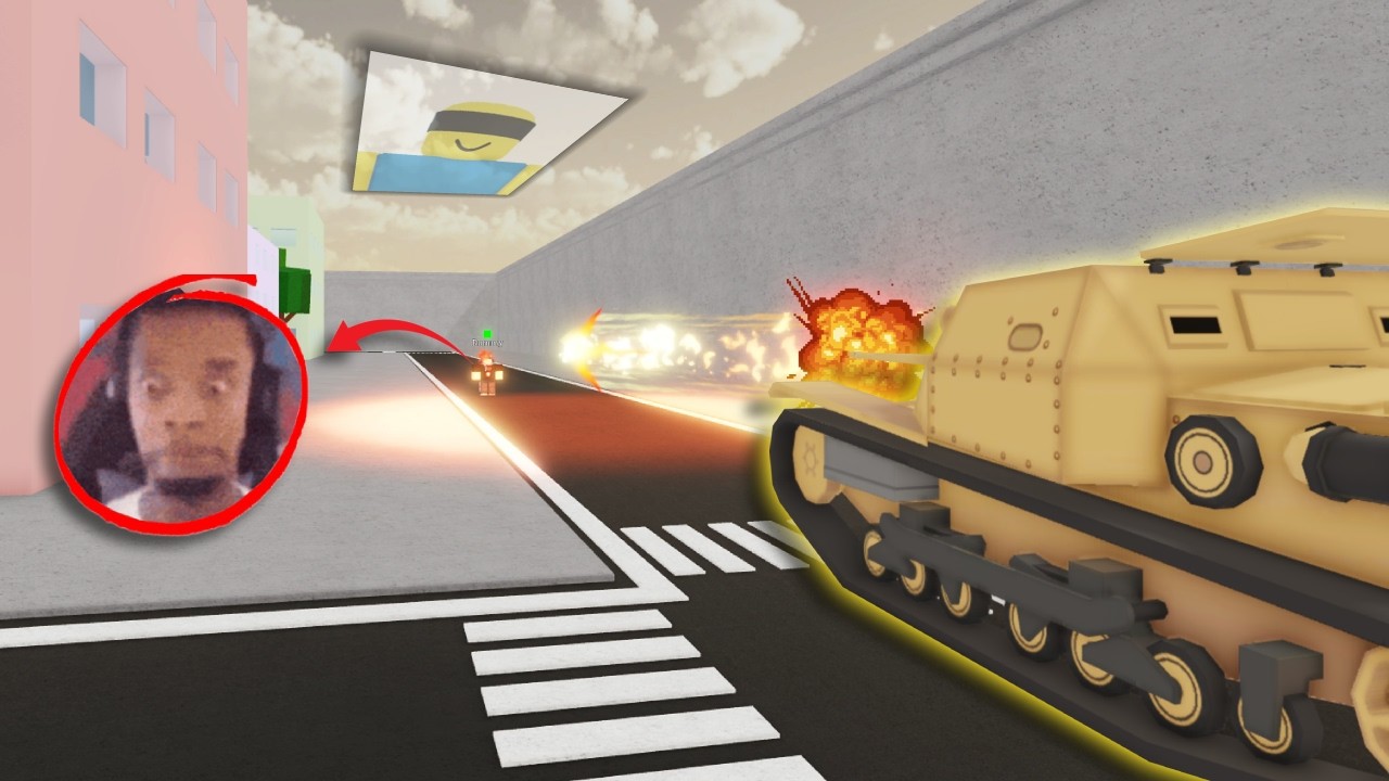 ROBLOX BATTLEGROUNDS WITH TANKS
