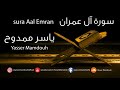سورة آل عمران بصوت ياسر ممدوح 