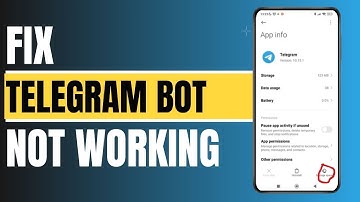 How To Fix Telegram Bot Not Working ?