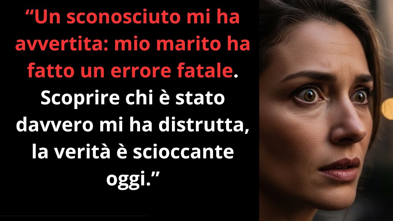 Uno sconosciuto disse che mio marito aveva fatto un errore — ma scoprire chi fosse mi ha sconvolta…