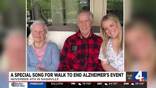 Special song for Walk To End Alzheimer’s event