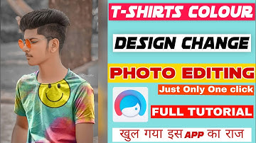 How To Change T-shirt Into Multiple Colors & Design Easily Tips In Facetune2 App | Keshav Editz |