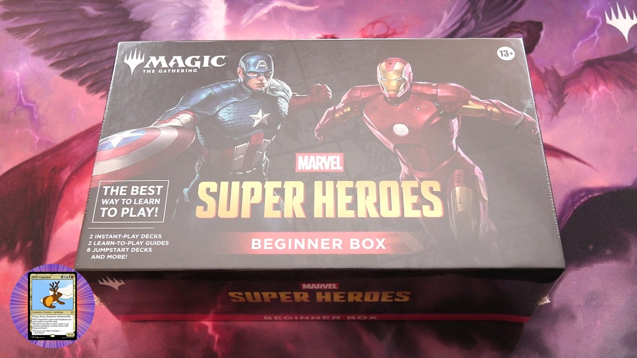 Magic: The Gathering MARVEL ビギナー・ボックス MTG Marvel Super Heroes Beginner Box Unboxing - ONLY $34.99 USD