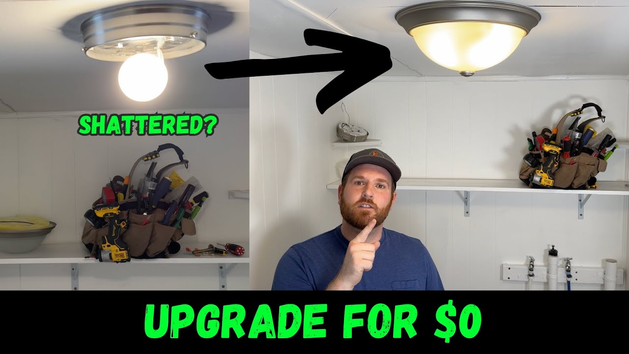 How To Install A FLUSH MOUNT Light ⎸ Easy DIY Installation - YouTube