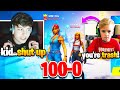 CLIX *DEFEATS* MOST TOXIC KID for 100-0 WAGER RECORD! + Ronaldo Celebration (Fortnite)