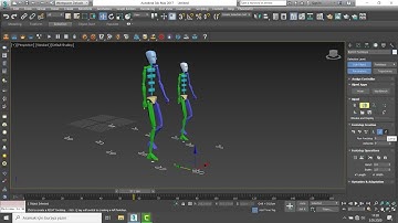 37) 3Ds Max Biped Footstep Mode / Footstep Creation / Footstep Operation / Walk / Run /Jump Tutorial