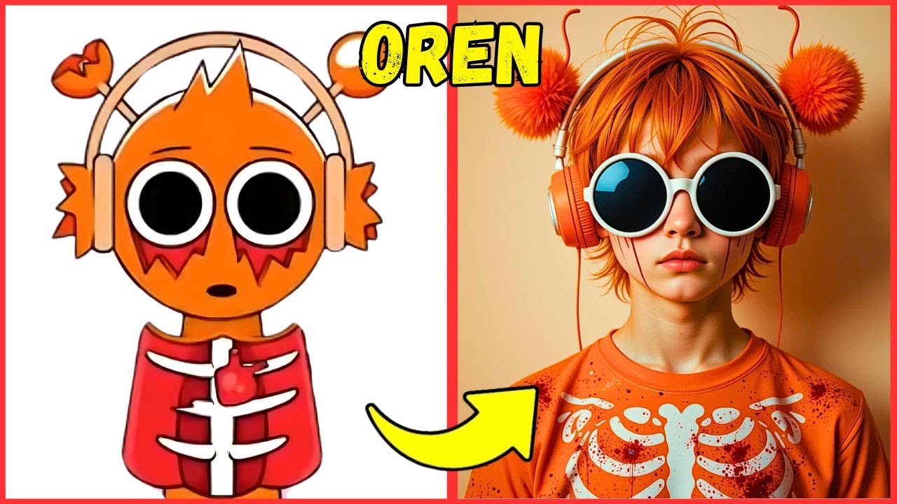 Adivina 35 SPRUNKI en LA VIDA REAL😱🎶Adivina Voz de Gray🖤Durple😺Oren🧡Mercury📞SemiHemi🧊