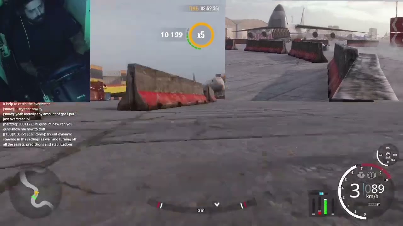 Gold run at the Airport! Car X drift online