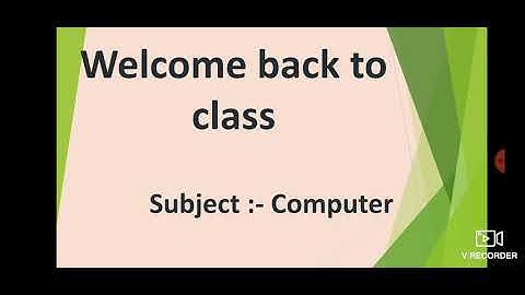 Computer Class II Part 13(Revision Ch-7)