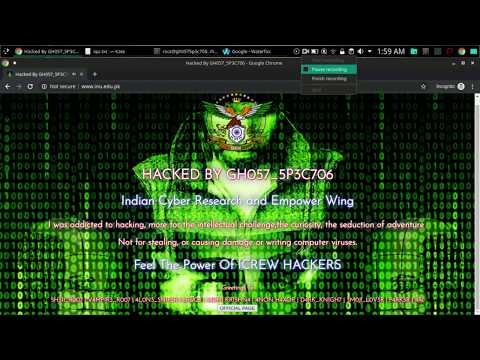 Iqra National University: INU #Hacked