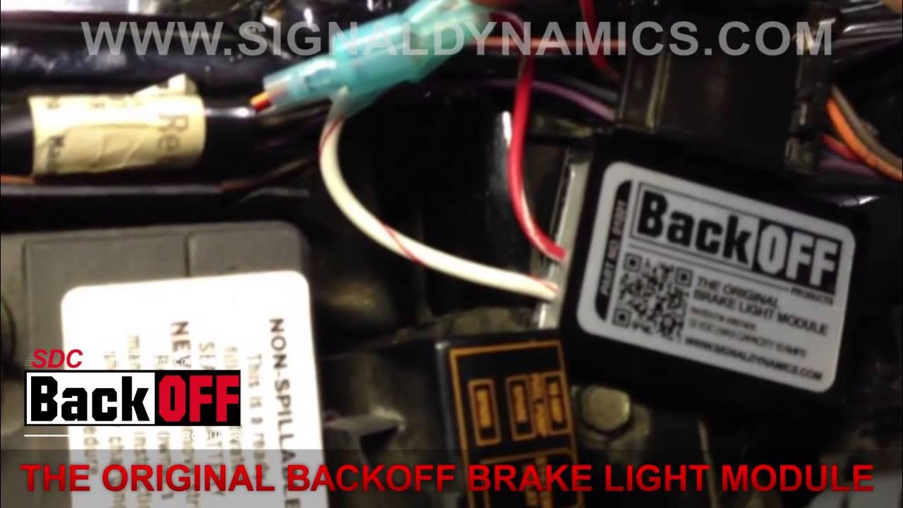 Install the Original BackOFF Brake Light Module YouTube