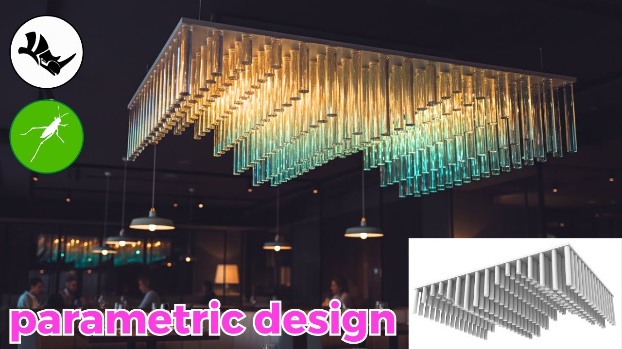 Parametric Ceiling Design in Rhino + Grasshopper | Easy Tutorial - YouTube