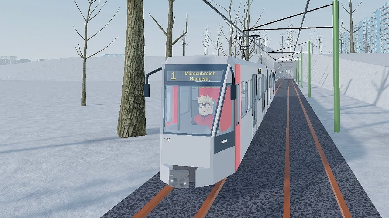 MVB Roblox | Linie 1 Stadtwald Bf – Mörsenboich Hauptstr. (Version 1.2.9z)