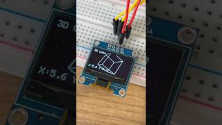 Watch a 3D cube animation rendered in real time on a 0.96” OLED display. #arduino #arduinoproject