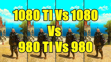 The Witcher 3 GTX 1080 TI Vs GTX 1080 Vs GTX 980 TI Vs GTX 980 Frame Rate Comparison