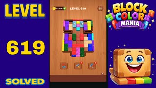 Block Color Mania – Level 619 | Fast & Clean Solution