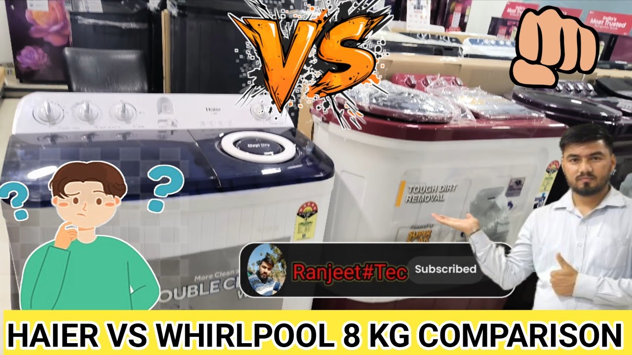 Whirlpool vs Haier 8kg Review | Don't Buy Before Watching This! ❌✅