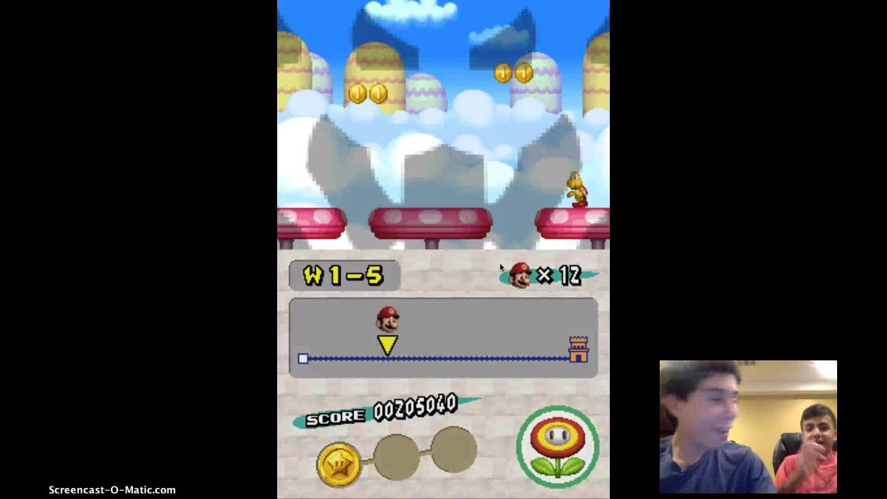 zippy cap plays New Super Mario Bros DS (part 2)