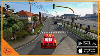 Driving Lightning McQueen | BUSSID Mod | Android Gameplay. screenshot 2