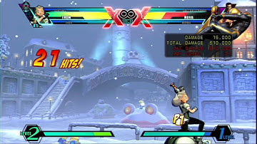 UMVC3 Tron 900,000+ Damage Combo No Bar, 2 Assists