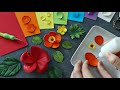 Making paper flowers for mothers day  rainbow art part 1