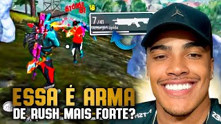 ESSA ARMA DE RUSH TÁ PERFEITA PRA LEVAR UM SQUAD COM FACILIDADE - FREE FIRE