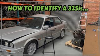 BMW E30 325is - How to identify a 325is