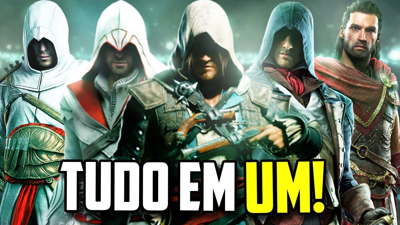 TODOS OS PROTAGONISTAS DE ASSASSIN'S CREED EM UM ÚNICO VÍDEO! – ft